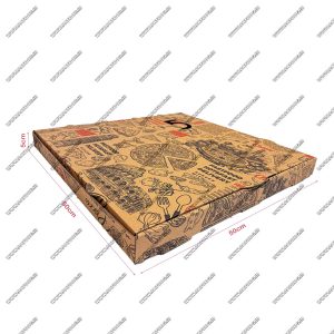 جعبه پیتزا کفی 50- طرح رم باستان
