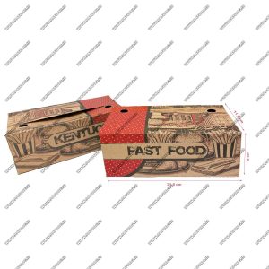 جعبه کنتاکی طرح کلاسیک ابعاد 8*11.5*21.5